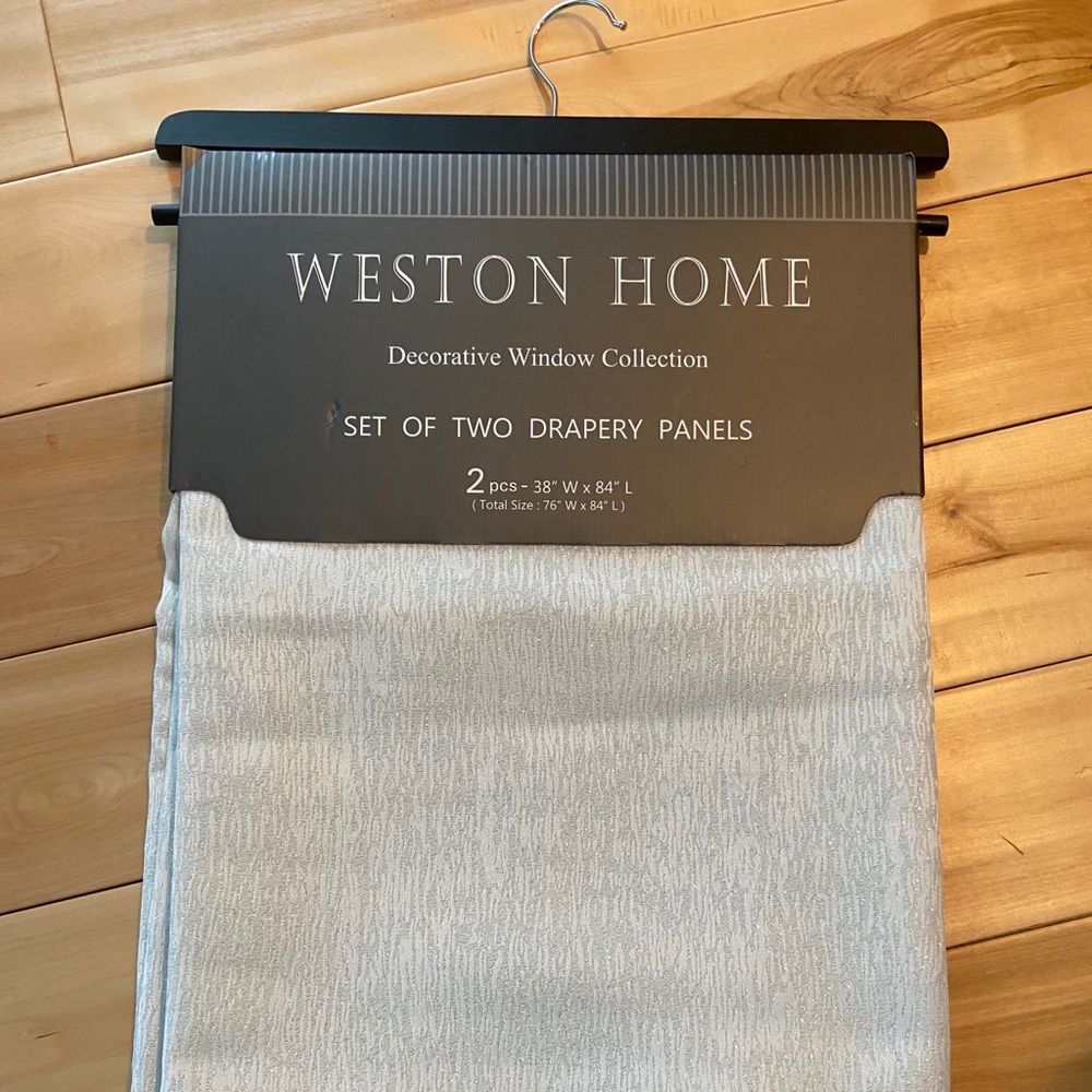 Brand new!!! 3 sets of 2 drapery panels